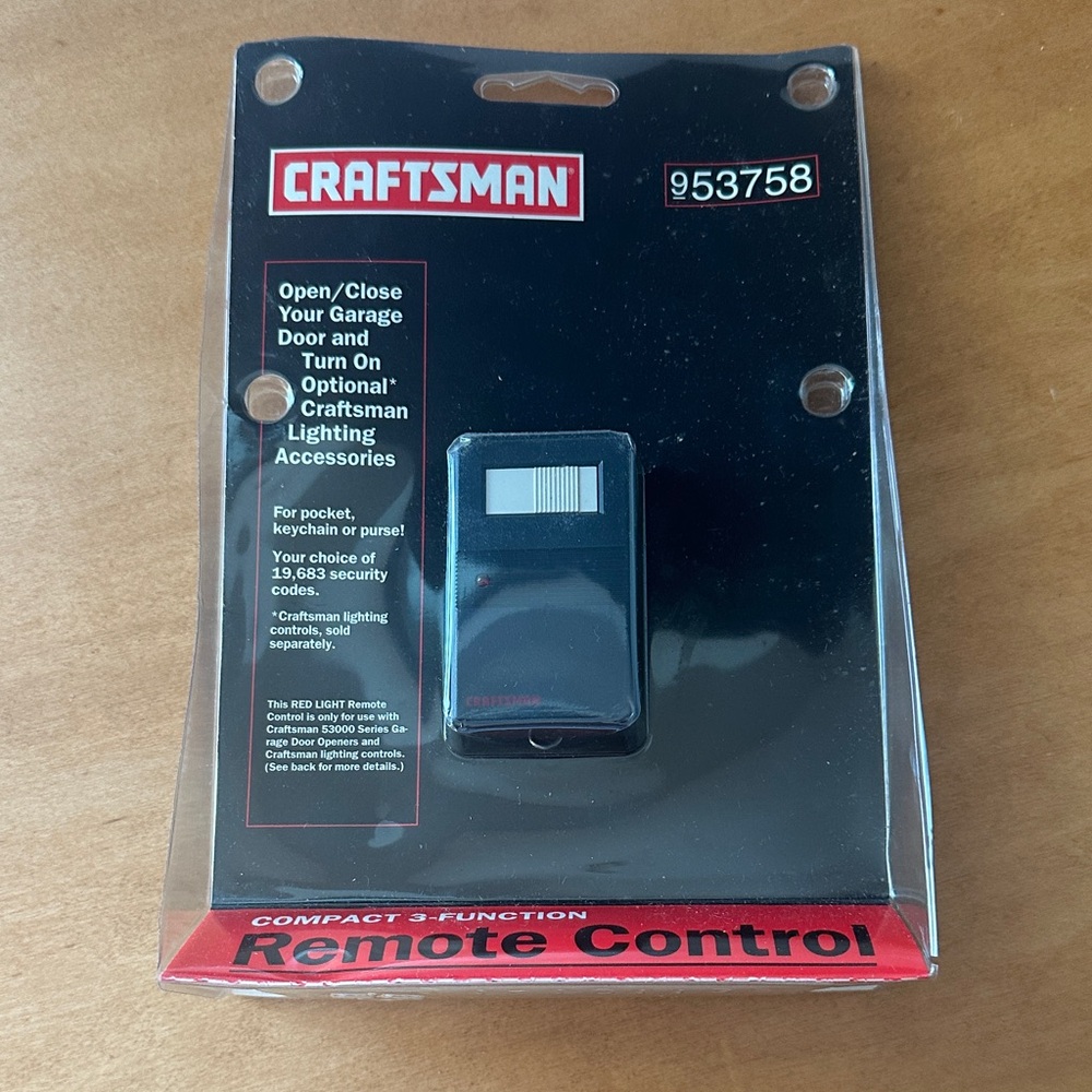 Craftsman 953758 Garage door opener